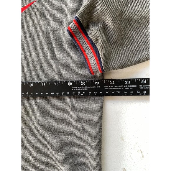 Vintage 80s Rare Nike Long Sleeves Embroidered Swoosh Shirt Fits Size L - Picture 5 of 6